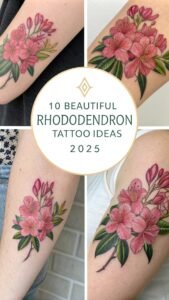 Read more about the article 10 Beautiful Rhododendron Tattoo Ideas 2025 for Florists