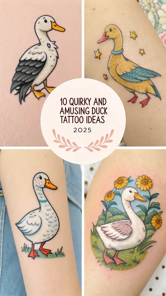 You are currently viewing 10 Quirky and Amusing Duck Tattoo Ideas 2025: A Comprehensive Guide