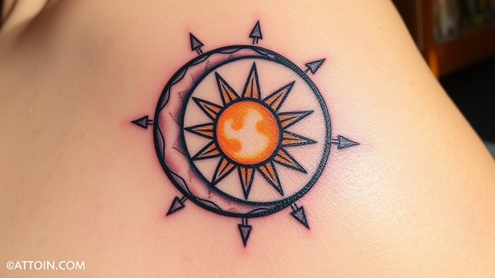 You are currently viewing Moon and Sun Tattoo Meaning and Symbolism