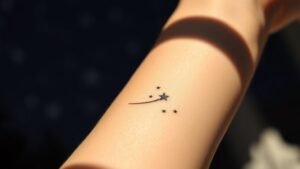 Read more about the article Shooting Star Tattoo Meaning and Symbolism