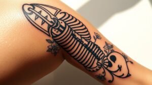 Read more about the article Skeleton Tattoo Meaning and Symbolism