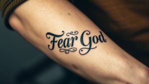 Read more about the article Fear God Tattoo Meaning and Symbolism