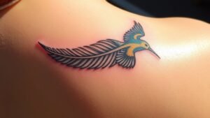 Read more about the article Feather and Bird Tattoo Meaning and Symbolism