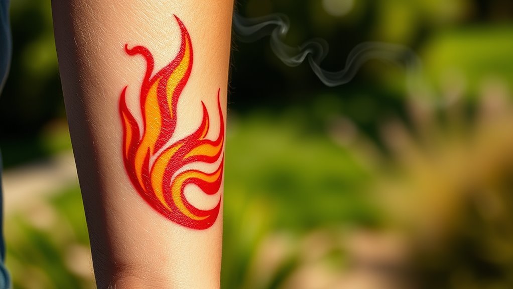 Read more about the article Flame Tattoo Meaning and Symbolism