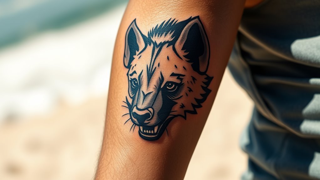 Read more about the article Hyena Tattoo Meaning and Symbolism