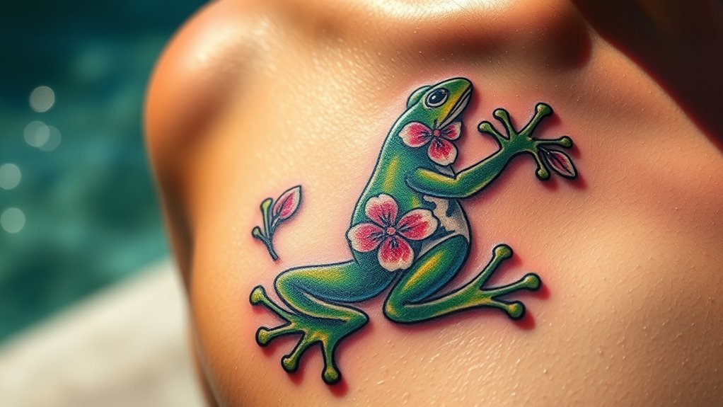 Read more about the article Japanese Frog Tattoo Meaning and Symbolism