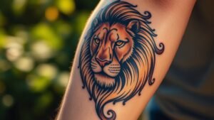 Read more about the article Lion Tattoo Meaning and Symbolism