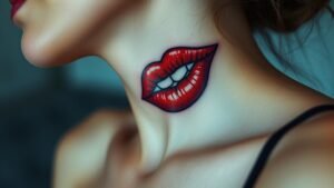 Read more about the article Lips on Neck Tattoo Meaning and Symbolism