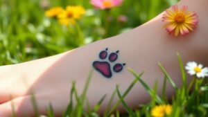 Read more about the article Puppy Paw Tattoo Meaning and Symbolism