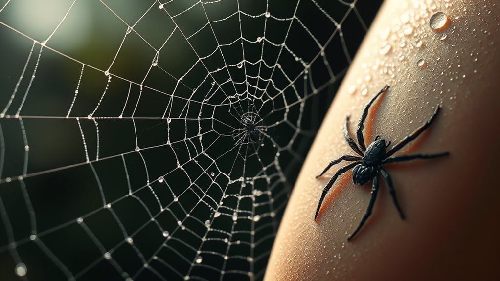 Read more about the article Spider Web With Spider Tattoo Meaning and Symbolism