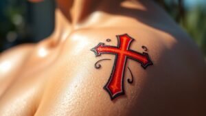 Read more about the article Red Cross Tattoo Meaning and Symbolism