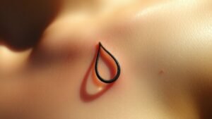 Read more about the article Open Teardrop Tattoo Meaning and Symbolism