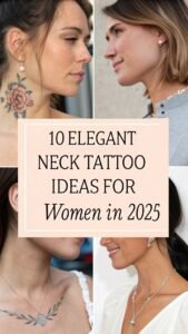 Read more about the article 10 Elegant Neck Tattoo Ideas for Women with Subtle Beauty