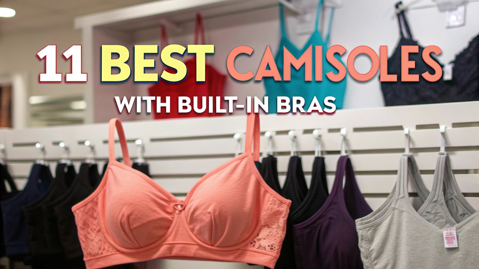 You are currently viewing 11 Best Camisoles with Built-In Bras for Perfect Comfort
